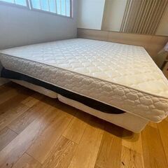 【セブンベッド】ホテル仕様　クイーンベッド(ボトムスセット) の画像