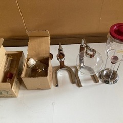 【値下げ】サイフォン　
コーヒーガステーブル＋付属品多数の画像