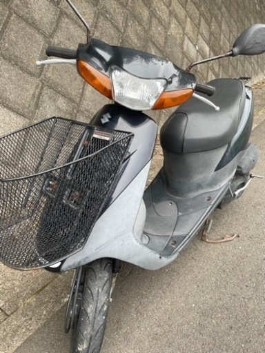原付　神奈川　レッツ2  カゴ付き　原付中古バイク車体　50cc ディオ　ジョグ