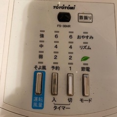 扇風機   羽が折れています。の画像