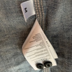 ユニクロデニムシャツMENS Mの画像