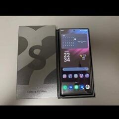 サムスンギャラクシーS22ウルトラ256GBシムフリー黒の画像
