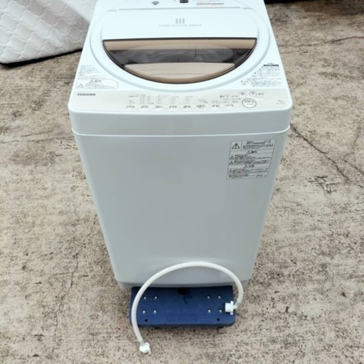 東芝　洗濯機　AW-7G8　　2020年製　7㎏●E053G001