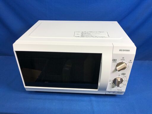 【動作保証あり】IRIS OHYAMA 2022年 IMB-F184WPG-5 18L フラット 電子レンジ【管理KRD279】