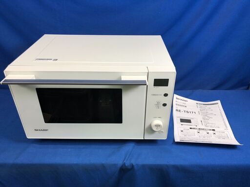 【動作保証あり】SHARP シャープ 2021年 RE-TS171 17L フラット 電子レンジ【管理KRD280】