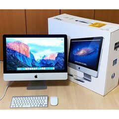 11【iMac Mid 2011（21.5インチ）】▶Adobe・純正マウス＆キーボード・メモリ増設・元箱