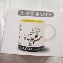 【未使用】スヌーピーマグカップ ホワイトの画像