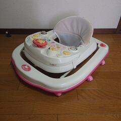 光って鳴るパネル付き！歩行器の画像