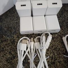 美品！USB.充電器ACアダプター.ケーブル。の画像