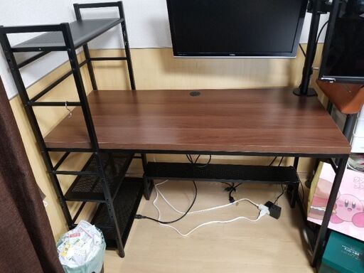 120センチ　パソコンデスク　仕事机　2年使用