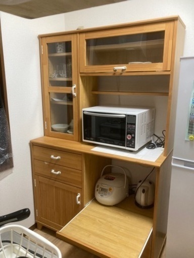 大幅値下げ☆ momo natural/モモナチュラル 食器棚　配送可
