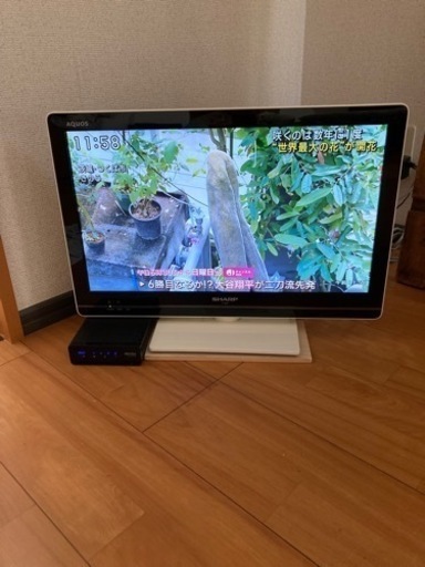 SHARP AQUOS 22型+ HDDセットで。