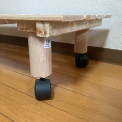 DIY品　fitsケース 74×39対応 木製スノコキャスター ...