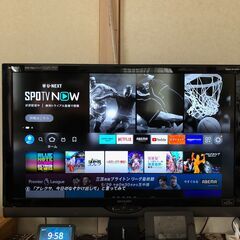 【差し上げます】SHARP AQUOS 40型LEDテレビ JR...