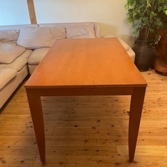 ミキモク　天然木ダイニングテーブルの画像