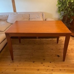 ミキモク　天然木ダイニングテーブルの画像