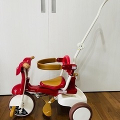 （お取り引き終了）三輪車 折りたたみ かじとり iimoイーモの画像