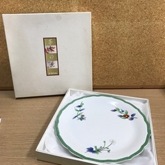 ☆値下げ☆ O2305-831 香蘭社 茶席の花 大皿