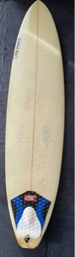 サーフボード6'9 ファンボード　ケース付き　サーフィン初心者から中級者向き