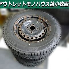 タイヤ スタッドレスタイヤ 4本セット ブリヂストン VRX3 155/80R13 2022年製 中古 苫小牧西店