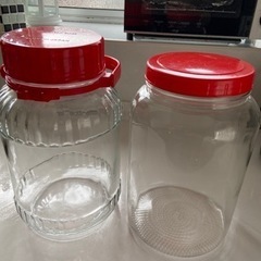 【中古】果実酒・果実漬け用　瓶　　②個セットの画像
