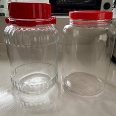 【中古】果実酒・果実漬け用　瓶　　②個セット