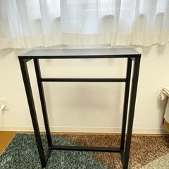 コンソールテーブル　サイドテーブル　黒の画像