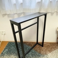 コンソールテーブル　サイドテーブル　黒の画像