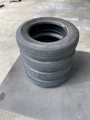 はめ替え工賃込み！145/80R13 BSエコピア中古4本セット！ムーブ、ワゴンRなど軽自動車