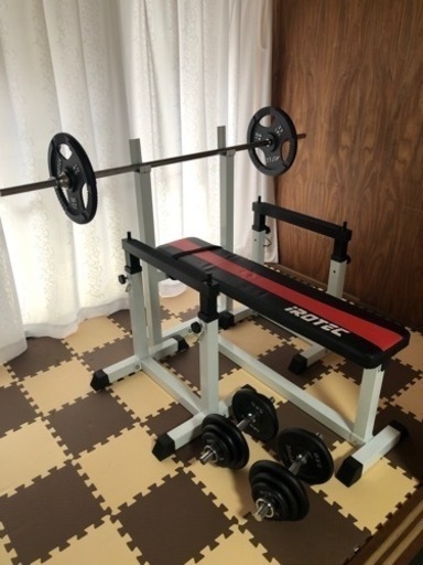 (決まりました)アイロテック　ベンチプレスセット