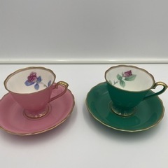 ‼️未使用品‼️香蘭社カップ&ソーサー　箱付き　ペア　セット