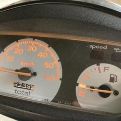 【売約済】実働 BT新品 バリ溝 スズキ CA1PA レッツ2 2スト原付 スクーター ブラック&ネイビー サイドスタンド付きの画像