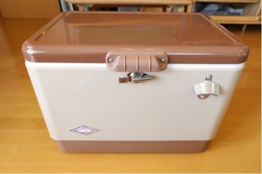 受付終了　コールマン　スチールベルトクーラー　バターナッツ