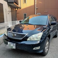 値下げしました　ハリアー　距離少　黒　車検付き