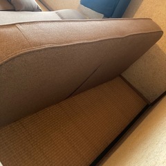 モダンデコカウチソファ2人がけ【定価45,999円】の画像