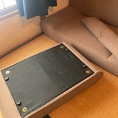 モダンデコカウチソファ2人がけ【定価45,999円】の画像