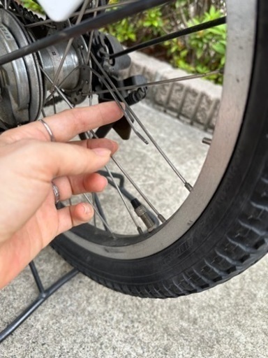 電動自転車　3人乗り　バッテリー2個　一部破損