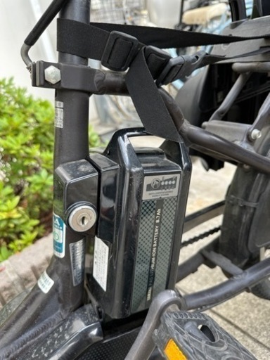 電動自転車　3人乗り　バッテリー2個　一部破損