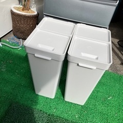 【6.1 決まりました】IKEA イケア フタ付きゴミ箱3個セッ...