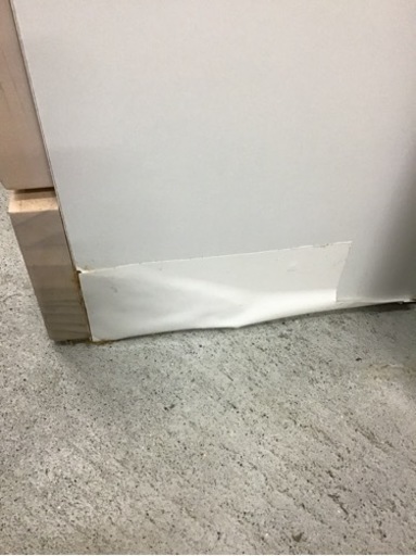 ●販売終了●※値下げしました※ミニ食器棚　　ナチュラル/ホワイト　中古品　※下部に補修あり