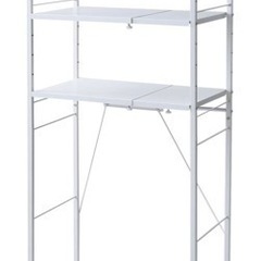 山善　電子レンジ台　ゴミ箱棚の画像