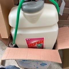 【受取者決まりました】背負式手動噴霧器（開封済品）の画像