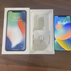 iPhone X 256GB SIMフリー シルバー SILVER SIMロック解除 