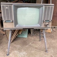 アンティーク　テレビ　三菱テレビジョン受像機の画像