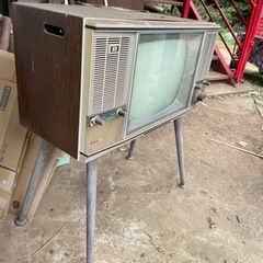 アンティーク　テレビ　三菱テレビジョン受像機の画像