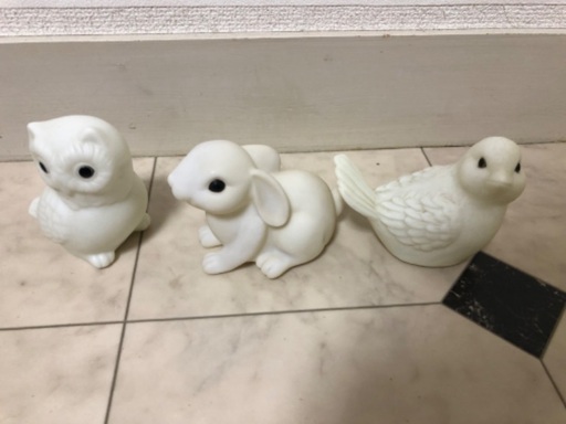 フライングタイガーの動物型のライト3つ ( ニャア) 韮川のインテリア