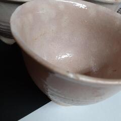 萩焼の揃い湯飲み　かけアリ　9個の画像