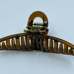 【♡新品♡】ヘアクリップ 髪留め 　茶色　バレッタ ヘアアクセサリーの画像