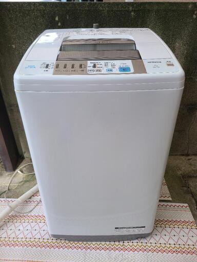 日立 7kg　洗濯機 白い約束 NW-Z78　2014年製