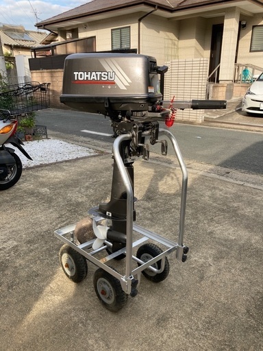トーハツ5馬力船外機トランサムs